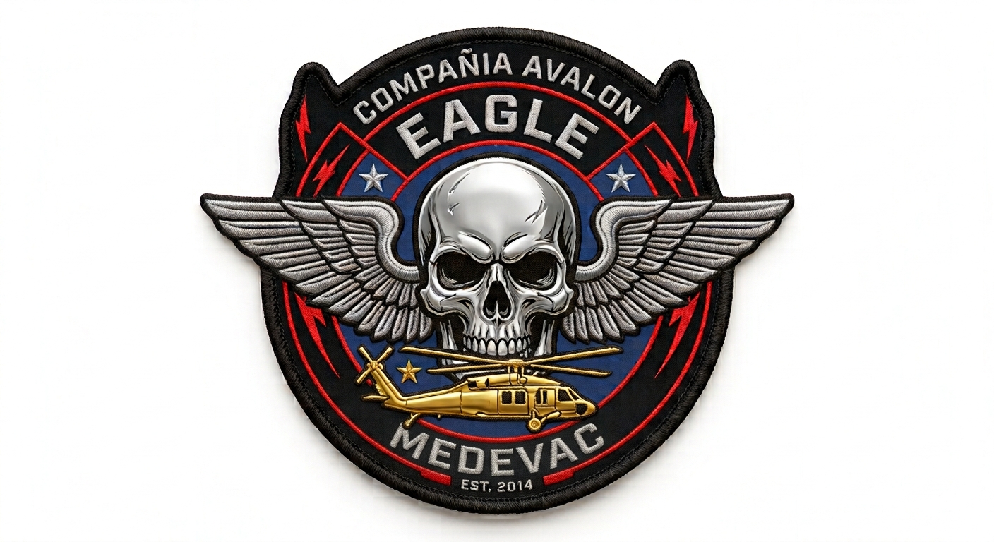 Aeronave MEDEVAC en operación de extracción